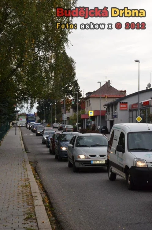Objízdná trasa ulicí Boženy Němcové