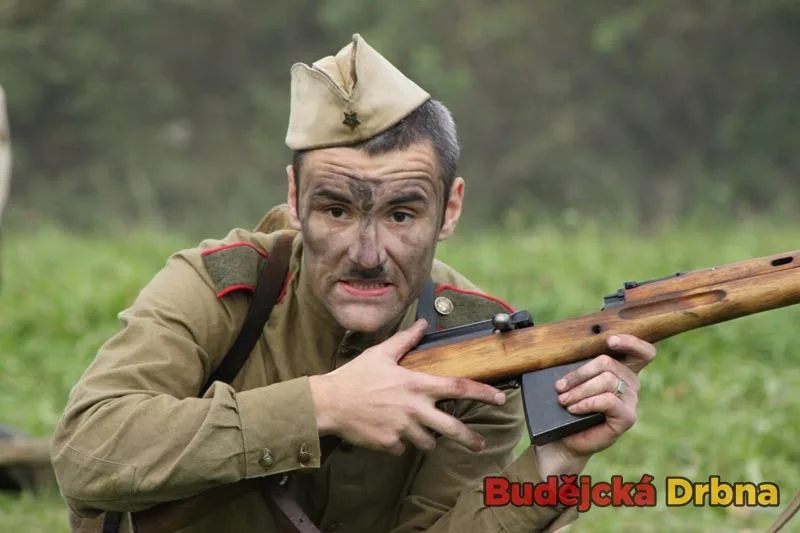 Ukázka boje německých jednotek Wehrmachtu se sovětskou armádou v Horní Stropnici