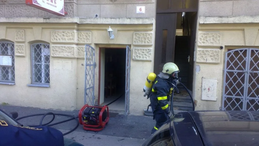Hasiči vyjeli k požáru v kuchyni jedné budějcké restaurace