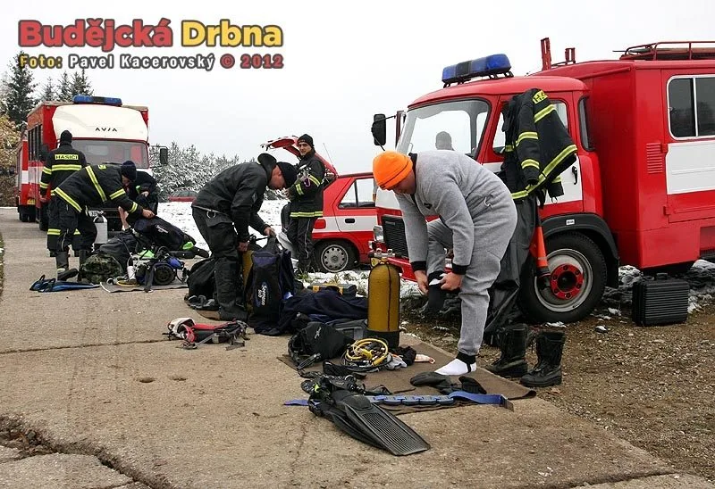 Příprava na ponor