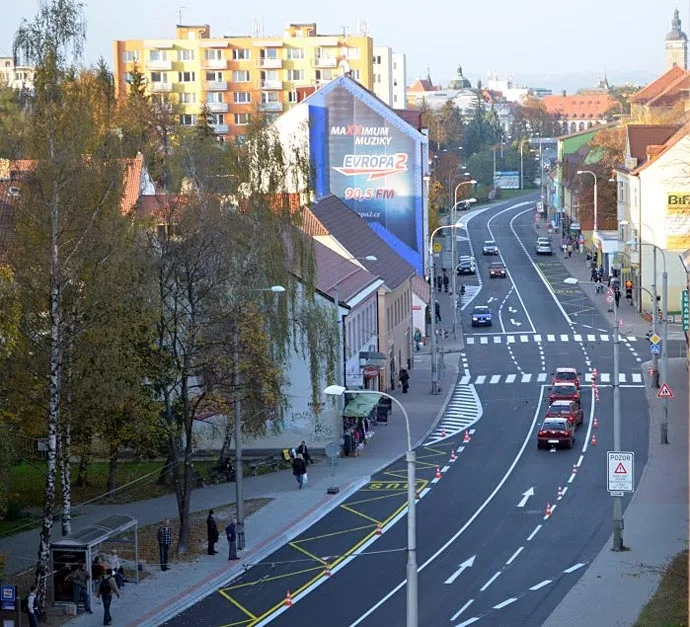 Lidická třída těsně po rekonstrukci
