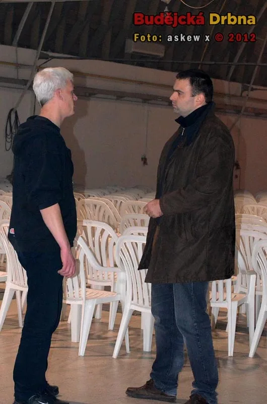 Václav Král, realizace projektu za Jihočeský kraj, a Martin Gebauer, člen produkčního týmu projektu The Action