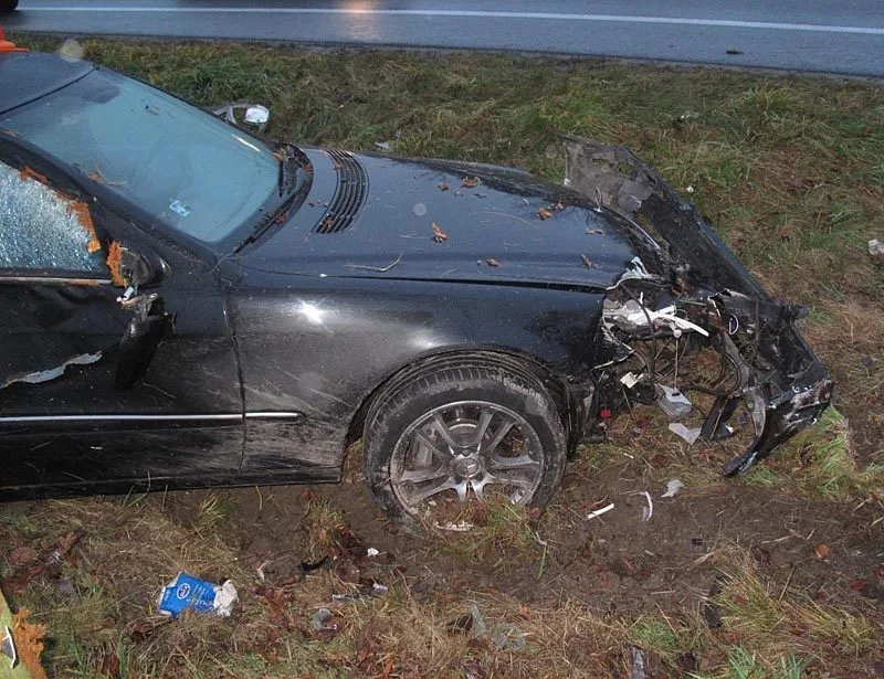 Havárie Mercedesu Benz u Ševětína