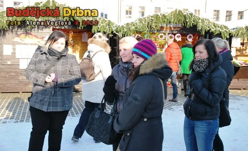 Zamrznutá skupinka dívek