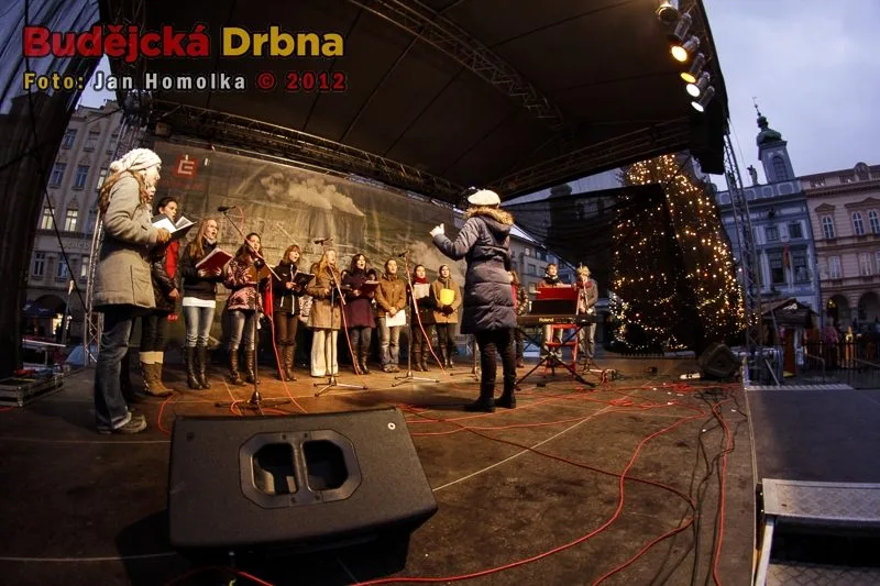 Bigy sbor při ČEZ Hodině slávy na náměstí Přemysla Otakara II.