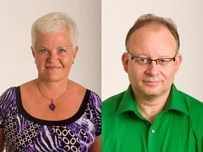 Mgr. Jaroslava Šporclová a Ing. Stanislav Rataj