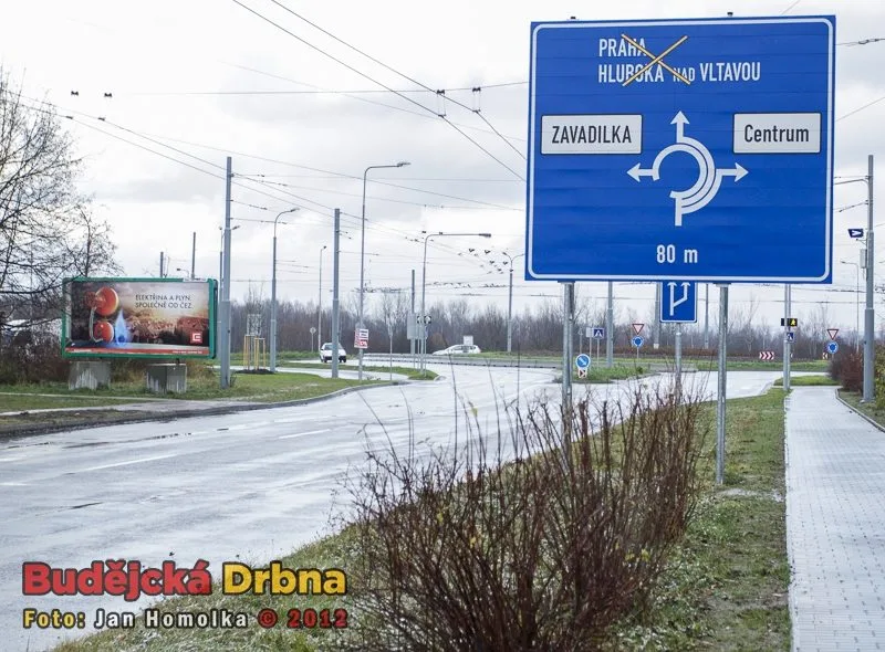 Únor 2012 - Část takzvaného Západního okruhu na sídlišti Máj
