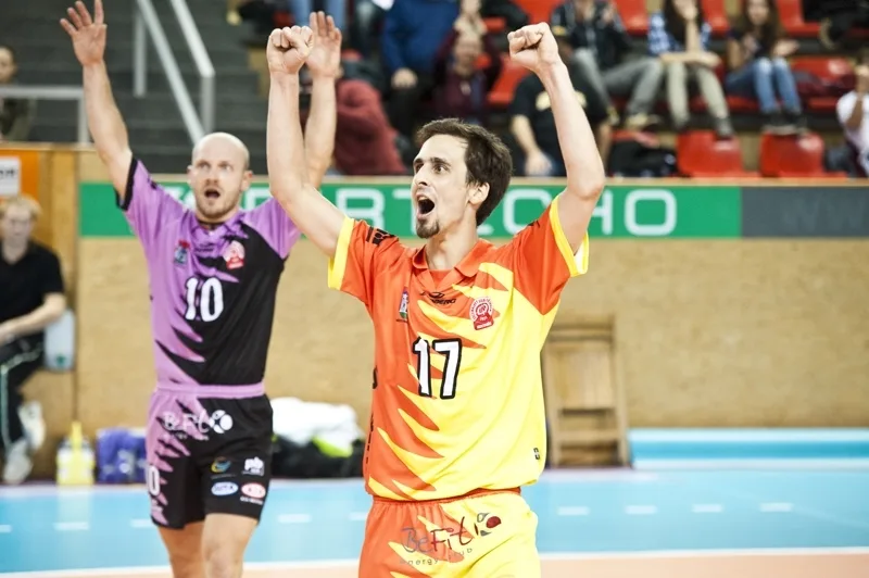 Luděk Švejcar (v popředí) na snímku s Michalem Sládečkem