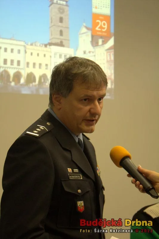 Plukovník Roman Bláha, náměstek ředitele krajského ředitelství pro vnější službu