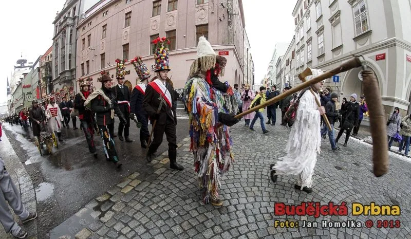 Masopustní koleda v Budějcích