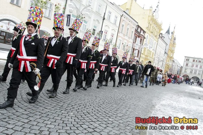 Masopustní koleda v Budějcích