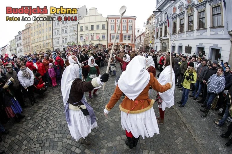 Masopustní koleda v Budějcích