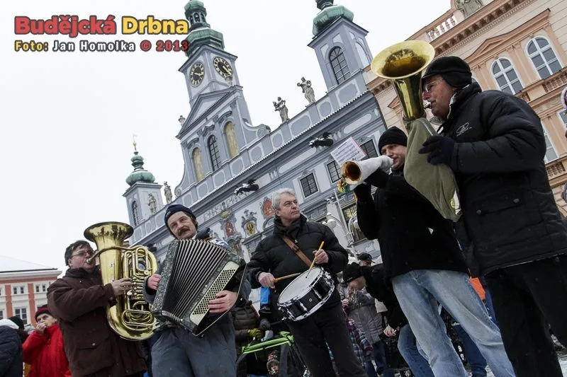Masopustní koleda v Budějcích