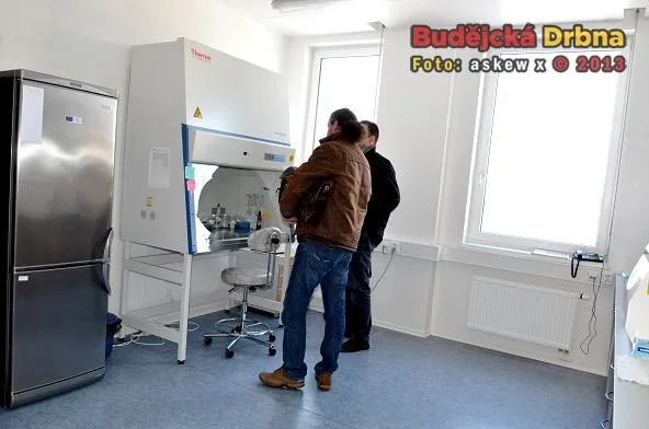 V jedné z laboratoří JVTP