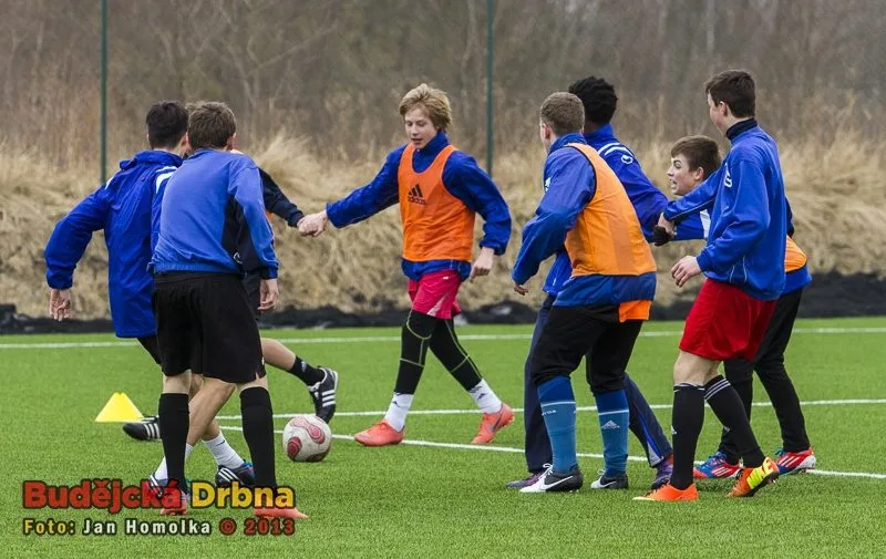 Trénink starších žáků Dynama České Budějovice