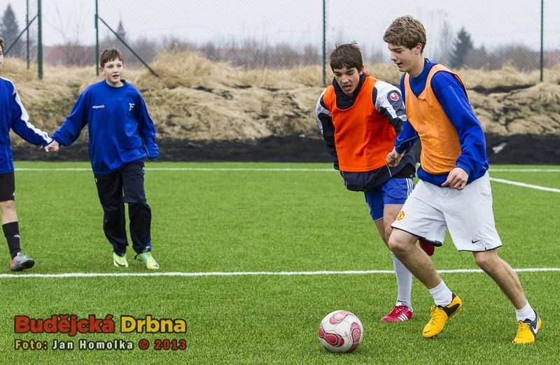 Trénink starších žáků Dynama České Budějovice