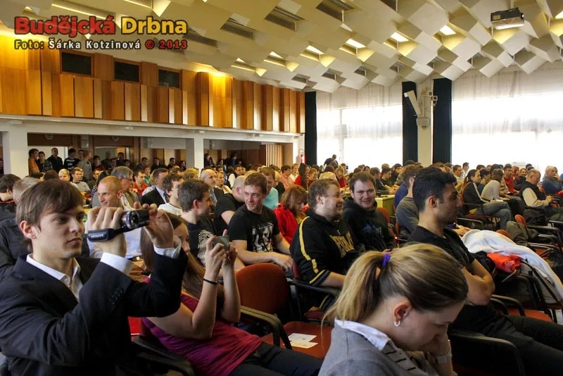 Akce se konala v aule Jihočeské univerzity