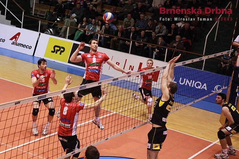 Volejbal Brno - VK Jihostroj České Budějovice 0:3