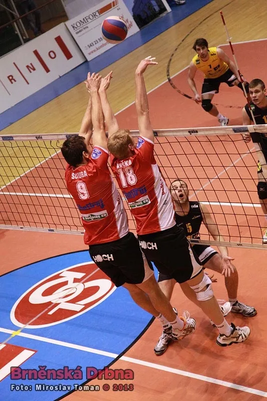 Volejbal Brno - VK Jihostroj České Budějovice 0:3