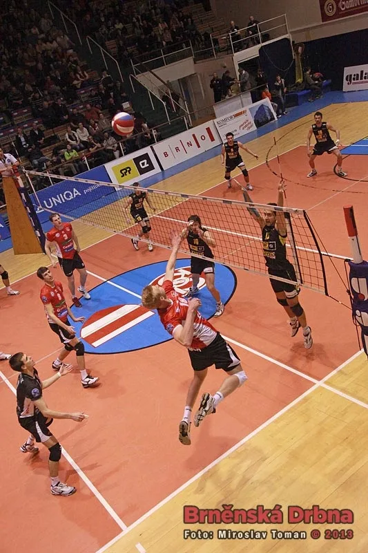 Volejbal Brno - VK Jihostroj České Budějovice 0:3