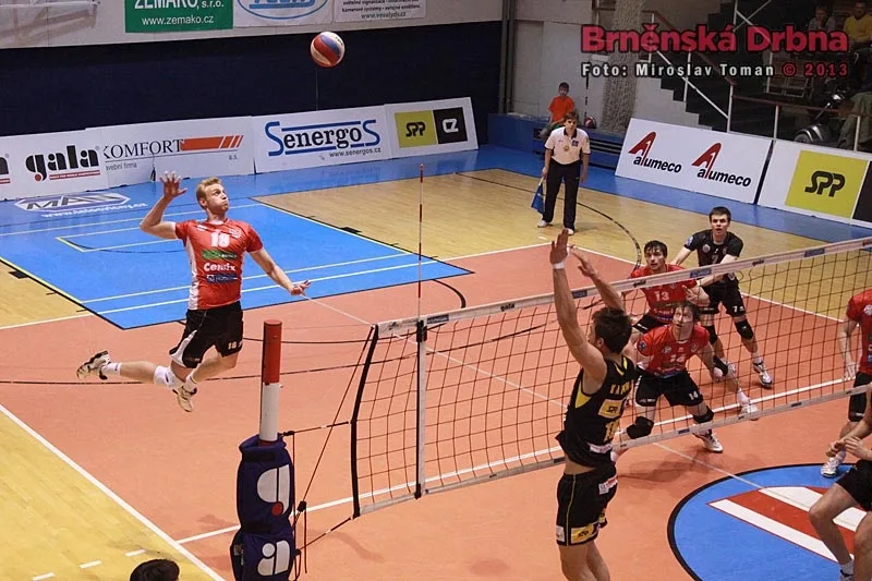 Volejbal Brno - VK Jihostroj České Budějovice 0:3
