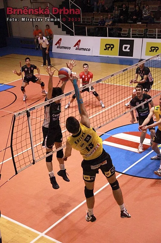Volejbal Brno - VK Jihostroj České Budějovice 2:3