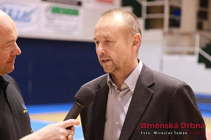 Trenér brněnských volejbalistů Miroslav Malán