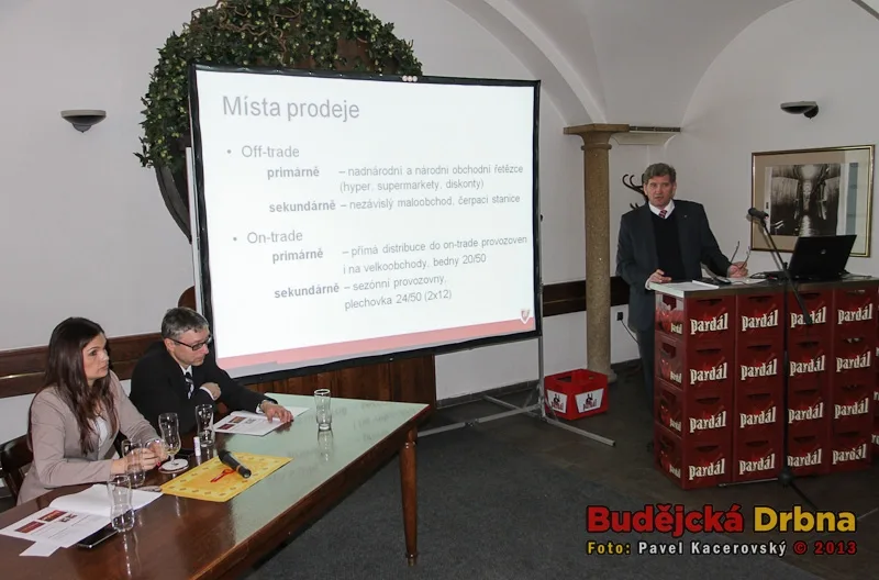 Tisková konference při příležitosti představení nového nápoje
