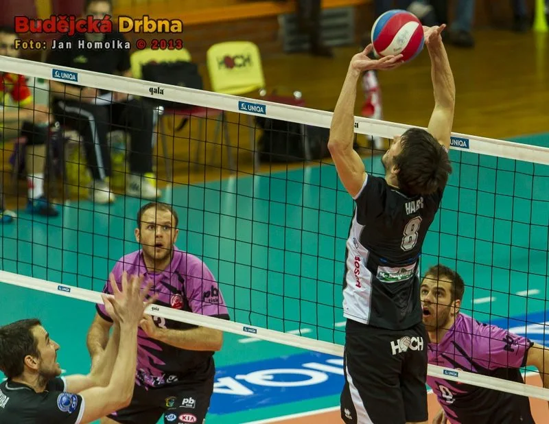 VK Jihostroj České Budějovice - Volejbalový oddíl Příbram 3:2