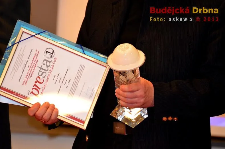 Slavnostním udílení cen PRESTA Jižní Čechy 2010 - 2012