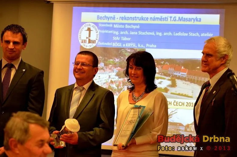 Slavnostním udílení cen PRESTA Jižní Čechy 2010 - 2012