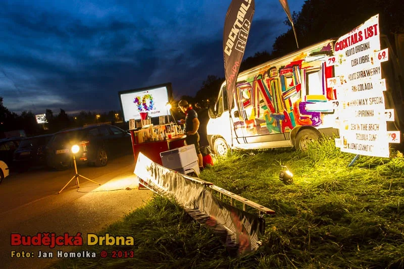 Autokino při Budějovickém Majálesu 2013