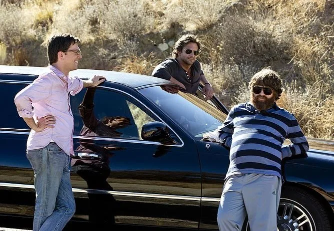 Ed Helms, Bradley Cooper, Zach Galifianakis
