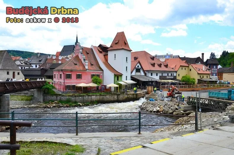 Rekonstrukce jezu Jelení lávka Český Krumlov