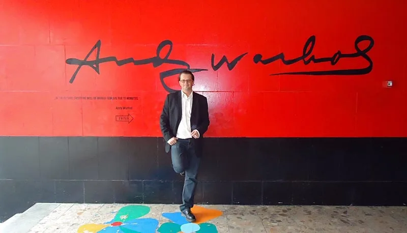 Kurátor výstavy Andy Warhol - Zlatá šedesátá Miroslav Houška