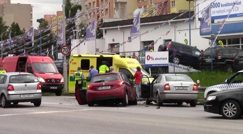 Páteční nehoda na výpadovce na Písek