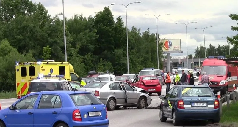 Páteční nehoda na výpadovce na Písek