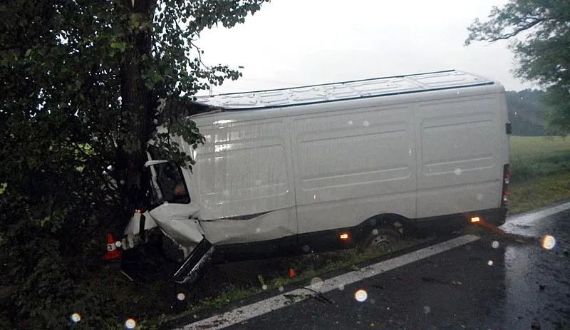 Tragická nehoda Iveco Daily u Nové Hospody