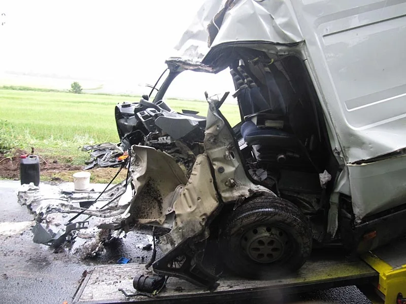 Tragická nehoda Iveco Daily u Nové Hospody