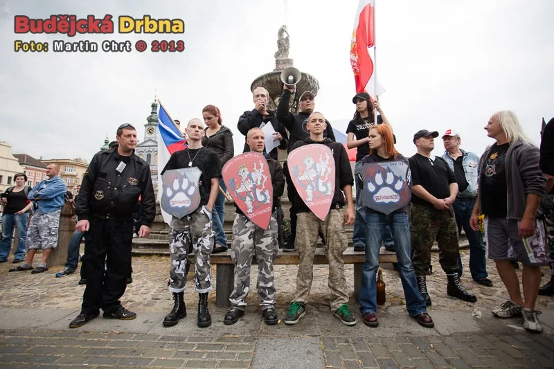 Protest kvůli problémům v soužití s Romy