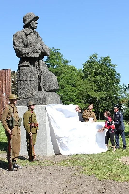 Odhalení Zborovského pomníku v Českých Budějovicích