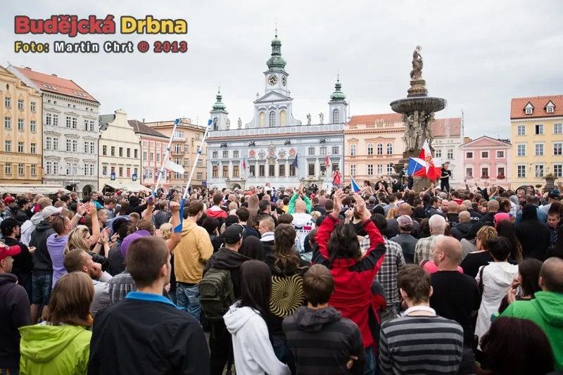 Protest na náměstí Přemysla Otakara II.