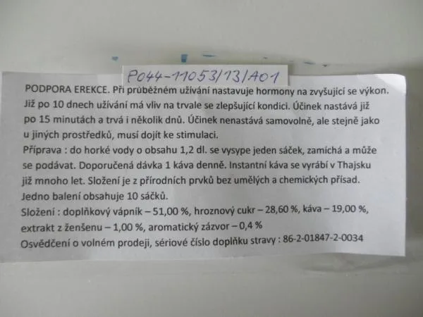 Thajská káva. Foto SZPI