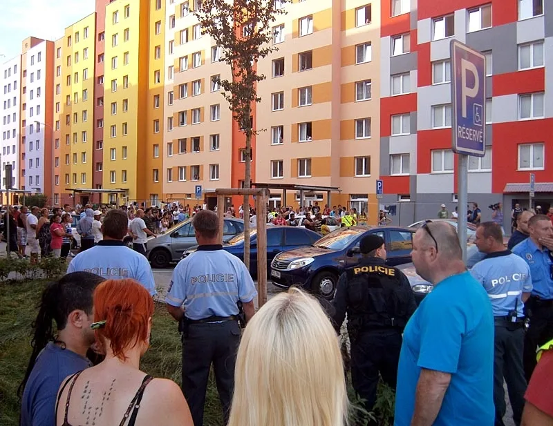 Dnešní shromáždění ve Volfově ulici
