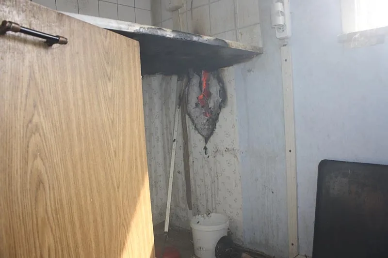 Požár domku na Dobré Vodě