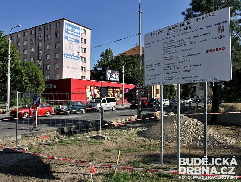 Rekonstrukce křižovatky Mánesova - Lidická