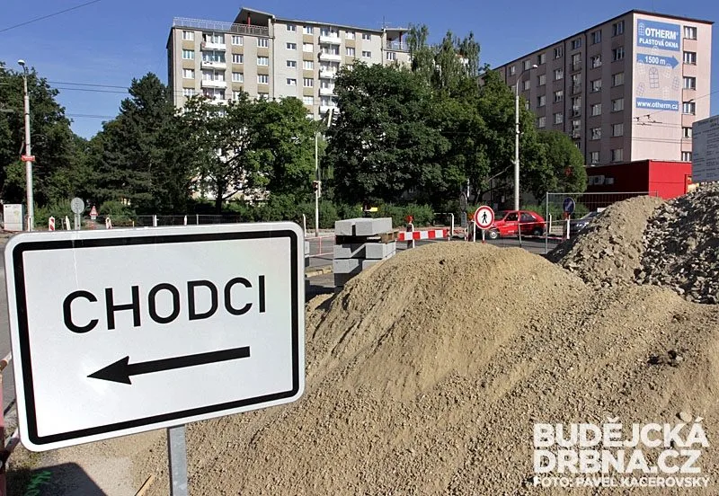 Rekonstrukce křižovatky Mánesova - Lidická