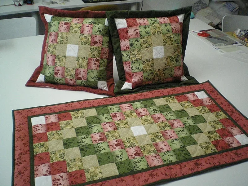 Výrobky při použití techniky patchwork
