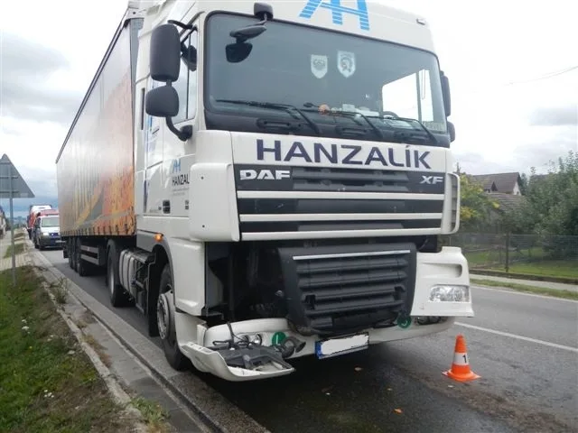 Havarovaný kamion