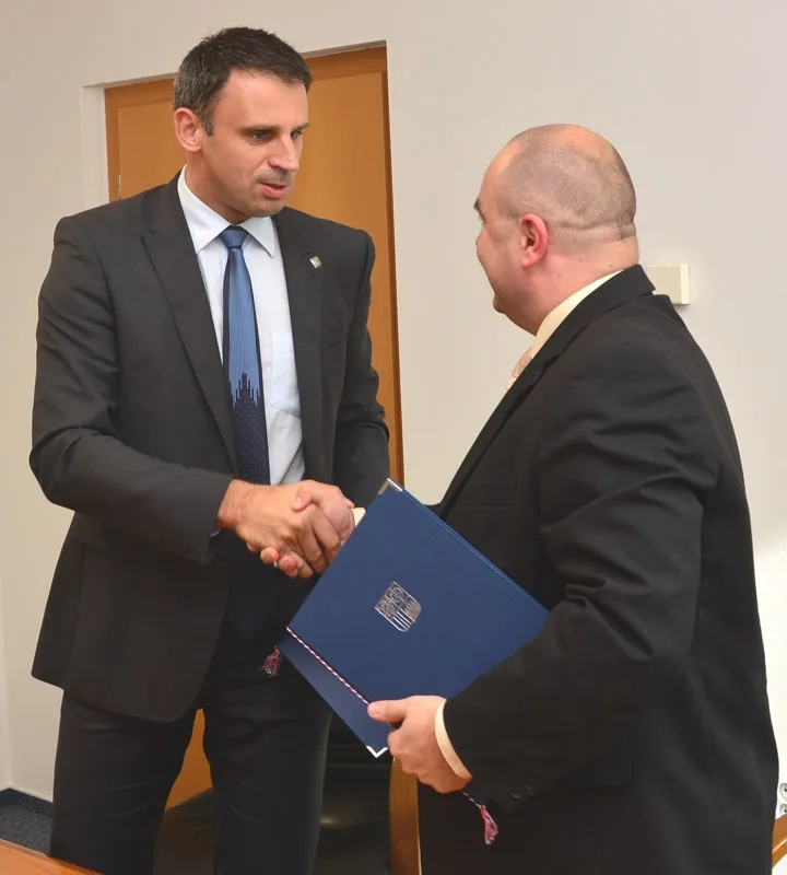 Jiří Zimola s Markem Vochozkou